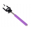 Монопод для селфи STICK, с блютуз адаптером, фиолетовый