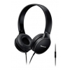 Наушники Panasonic RP-HF300MGCK [Накладные, открытые, 10-25000 Гц.микр. каб. 1.2м, разъем 3.5мм, черный]