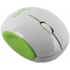 Мышь беспроводная CBR S14 1200 dpi, White/Green, USB