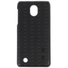 Накладка Interstep для DEXP Ixion E250 Soul 2/ E350 Soul 3/ ES550 Soul 3 Pro, и/кожа, черный
