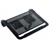 Охлаждение для ноутбука CoolerMaster NotePal U2 Plus (Al+резина, 2 вентилятора, до 17") Black