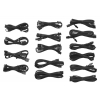 Набор кабелей Corsair Professional Individually sleeved DC Cable Kit, Type 3 (Generation 2), black [CP-8920045]