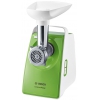 Мясорубка Bosch MFW3520G Зеленый [1500Вт, производительность 1.8кг/мин, насадок: 4, корпус: пластик, лоток: пластик]