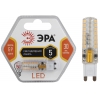 Лампа светодиодная Эра LED smd JCD-5w-corn-827-G9 Капсульная [5 Вт, G9, 2700K Теплый свет, 450 Лм, 170-265 В, Экв. 50 Вт