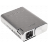 Проектор ASUS ZenBeam E1 (DLP, LED, WVGA 854x480, 150Lm, 800:1, HDMI, MHL, 1x2W speaker, led 30000hrs, Silver, 0.31kg)