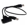 Кабель-конвертер Smartbuy SATA на USB 2.0 с питанием, (SB-Cable-SUSB)