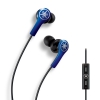 Наушники Yamaha EPH-M100 [вставные, (затычки), закрытые, 20-22000 Гц,микр каб. 3м, разъем 3.5мм+6.3мм голубые] 