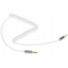 Кабель 3.5 Jack (M) - 3.5 Jack (M), 2m, DEXP [JJMM2WSt] Витой; Белый