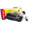 Genius Wireless TwinTouch Optical Office (Кл-ра Ergo,М/Мед,USB,FM+Мышь  USB,5кн,Roll,Optical,FM)+зар.от USB