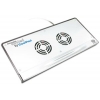 Thermaltake <CL-O0004> NoteBooks Aluminum Plate CoolPad (4-port USB,2вент,23дБ,3000об/м) подставка для ноутбуков