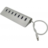 VCOM <DH317> USB3.0 Hub 7 port,  подкл. USB-C