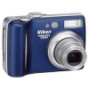 Nikon CoolPix 5200 <Blue> (5.1Mpx, 38-114mm, 3x, F2.8-4.9, JPG, 12Mb + 0Mb SD, OVF, 1.5", USB, AV, Li-Ion EN-EL5)