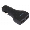 АЗУ USB Nobby Comfort (3,4А, 2xUSB, 2,1/1,2A, Soft Touch, 1м, черный) [9354]