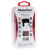 Lightning USB Flash 64GB PhotoFast MAX G2 U3 (MFI, белый)