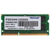 Память SODIMM DDR3 4Gb PC10600 1333MHz Patriot CL9 [PSD34G13332S]