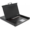 Procase <E1716HD> 1U выдвижная однорельсовая с LCD 17" + 16-port  KVM Switch USB