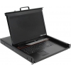 Procase <E1701HD> 1U выдвижная однорельсовая PS/2 USB консоль  с  LCD  17"