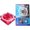 Sunbeam Round Cold Cathode Fan with Back Switch (Red, 80x80x25мм, 28дБ, 2700об/мин),вентилятор, красная подсветка