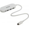 Orico <HC1-WH> 4-Port USB3.0/2.0  HUB,  подкл.  USB-C