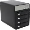AgeStar <3C4B3A1-Black> (Внешний бокс для 4x3.5"  SATA  HDD,  USB3.0/eSATA,