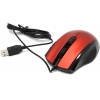 JETACCESS Comfort Optical Mouse <OM-U50 Red>  (RTL)  USB  4btn+Roll