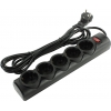 Сетевой фильтр Defender RFS 30 <Black> <3м>  (5 розеток) <99515>