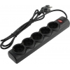 Сетевой фильтр Defender RFS 18 <Black> <1.8м> (5  розеток) <99514>