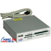 3.5" 8-in-1 Internal USB2.0 CF/MD/SM/XD/MMC/SD/MS(/Pro) Card Reader/Writer +1-port USB2.0