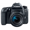 Зеркальный Фотоаппарат Canon EOS 77D черный 24.2Mpix EF-S 18-55mm f/4-5.6 IS STM 3" 1080p Full HD SDXC Li-ion (1892C017)