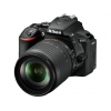 Зеркальный Фотоаппарат Nikon D5600 черный 24.2Mpix 18-105 VR AF-S f/3.5-5.6G 3" 1080p Full HD SDXC Li-ion (VBA500K003)