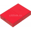 Жесткий диск WD Original USB 3.0 1Tb WDBBEX0010BRD-EEUE My Passport 2.5" красный