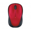 Мышь Logitech M235 красный/черный оптическая (1000dpi) беспроводная USB2.0 для ноутбука (2but) (910-002496)