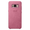 Чехол (клип-кейс) Samsung для Samsung Galaxy S8 Alcantara Cover розовый (EF-XG950APEGRU)