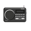 Радиоприемник портативный Сигнал РП-108 черный USB SD (117832)