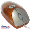 A4-Tech Mini Crystal Optical Mouse  <MOP-18-Orange(4)> (RTL) 3but+Roll USB&PS/2 уменьшенная