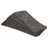 Салфетки для стирателя магнитного 2X3 AS123 фетр серый (упак.:10шт)