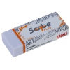 Ластик Deli EH00410 Scribe Plus 60x24x12мм белый индивидуальная картонная упаковка (мин.кол.30)
