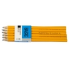 Карандаш чернографит. Silwerhof BASIC 125035-03 HB шестигран. грифель 2мм корпус желтый картонная перетяжка (мин.кол.144)