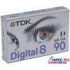 Digital Video Cassette Digital8  TDK <D8-90EB>  SP 90min/LP 135min