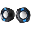 Колонки Oklick OK-203 2x3Вт черный/синий (348597)