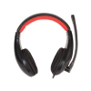 Гарнитура Oklick HS-L100 черный/красный 2м мониторы (359485)