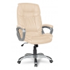 Кресло руководителя COLLEGE CLG-615 LXH Beige(XH-2002) бежевая экокожа, 120 кг,крест.пластик,подлокот. пластик с кож. накладками,ШxГxВ см53х53х109-119 (00-00114953)