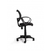 Кресло Recardo Comfort (Чёрный, сетка, 120кг, выс. спинки 450мм, ВШГ 865-990*460*440мм, крест. пласт. 600мм, подл. пласт., мех. качания, откидывания) (gtpRN3/c11/T01)