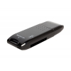 Картридер ORIENT CR-017B, USB 3.0 мини картридер SDXC/SD 3.0 UHS-1/SDHC/microSD/T-Flash, черный (30349)