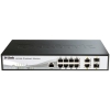 Коммутатор D-LINK DES-1210-10/ME/B1A управляемый 8 портов 10/100Mbps 2x combo GbLAN/SFP Управляемый коммутатор 2 уровня с 8 портами 10/100Base-TX и 2