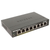Коммутатор NETGEAR  GS308P-100PES 8-портовый 10/100/1000 Мбит/с коммутатор, металлический корпус