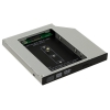ORIENT UHD-2M2C12, Шасси для SSD M.2 (NGFF) для установки в SATA отсек оптического привода ноутбука 12.7 мм (30347)