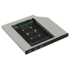 ORIENT UHD-2MSC9, Шасси для SSD mSATA для установки в SATA отсек оптического привода ноутбука 9.5 мм (30344)