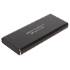 Мобил рек Orient 3502U3, USB 3.0 для SSD M.2 (NGFF) 6Gb/s (ASM1153E), поддержка TRIM, алюминий, черный цвет (30342)