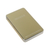 Мобил рек USB3.0 Orient 2569 U3, для 2.5" HDD SATA, алюм.+пластик, золотистый (30219)